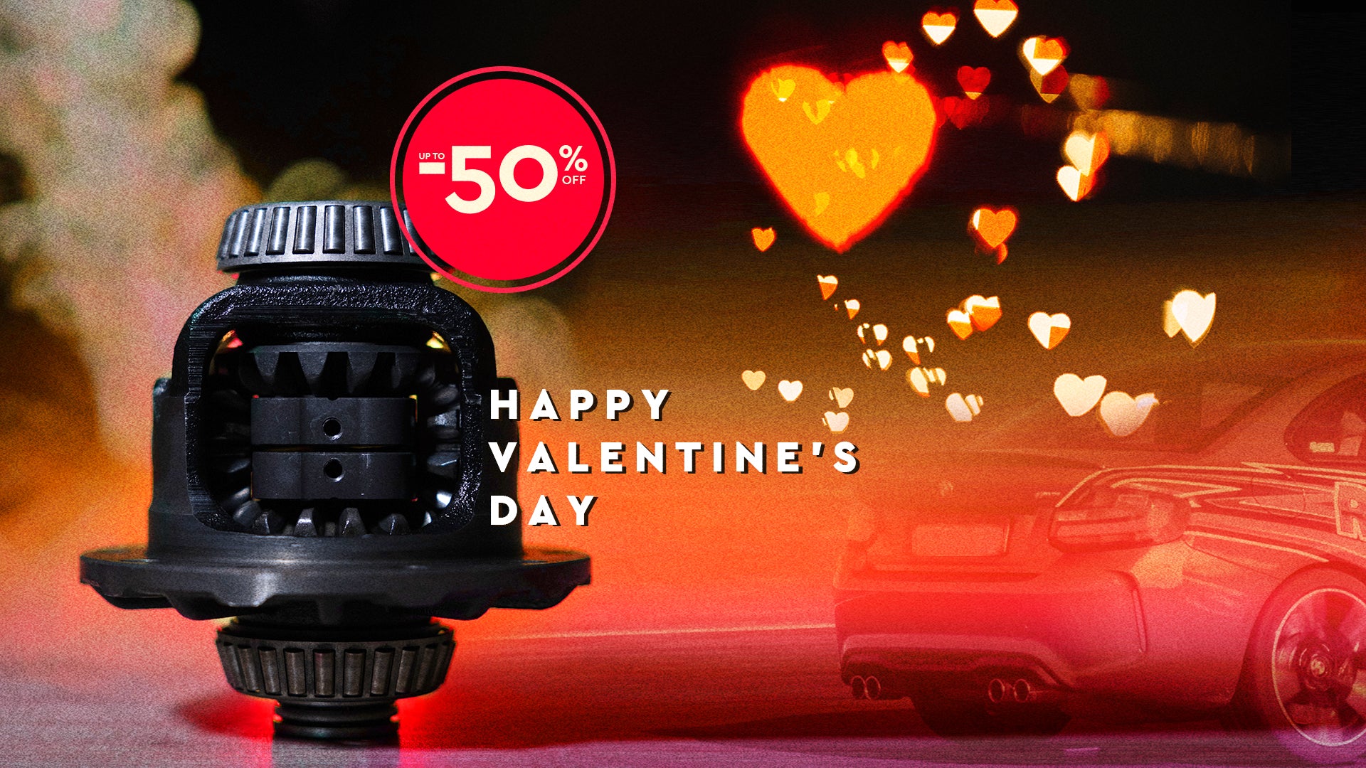 Valentine's Day at RacingDiffs is a perfect place for a car guy