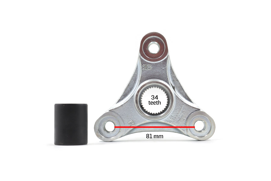 BMW rear differential input flange 34 teeth 81mm for propshaft connection F10 F30 X3 X5 differential repair