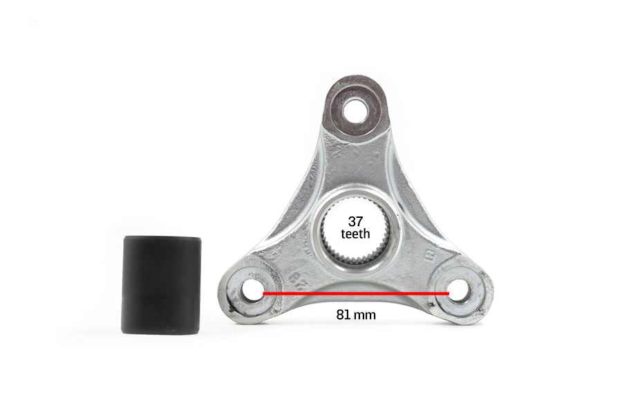 BMW rear differential input flange 37 teeth 81mm propshaft coupling for high torque models F10 F11 X5 differential