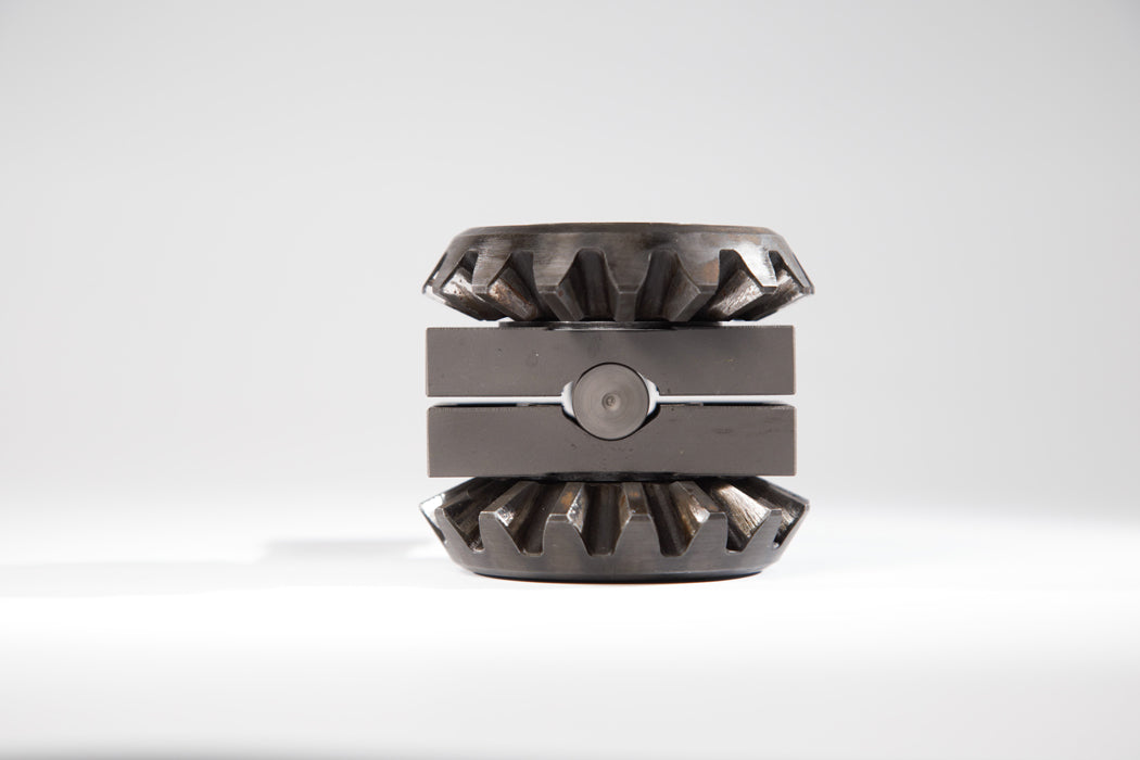 Honda differential with RacingDiffs LSD conversion installed showing ring gear and internal locking mechanism