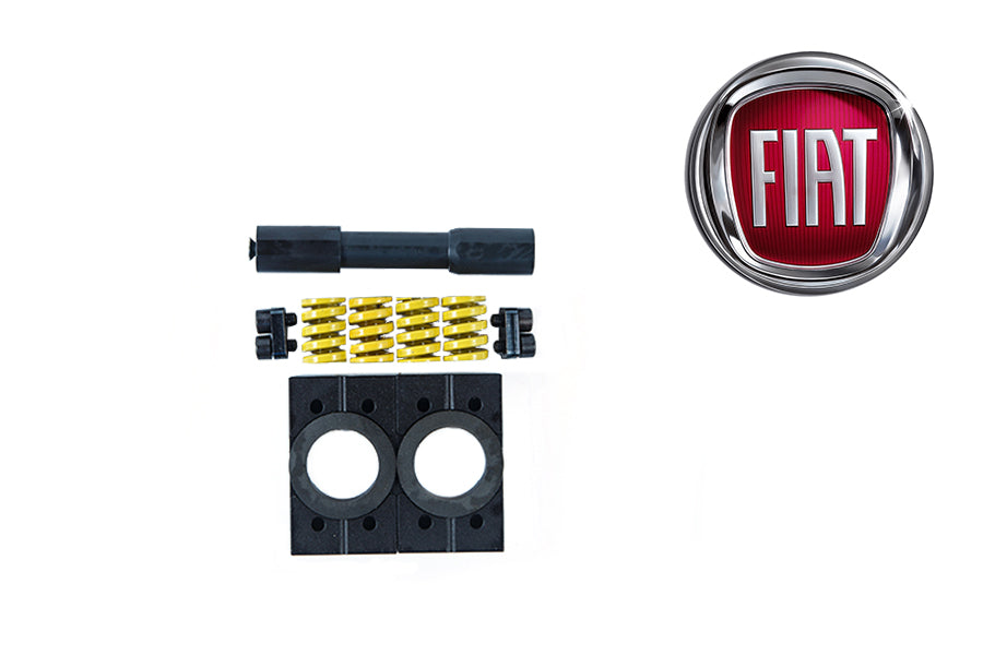 Fiat M32 gearbox differential upgraded with RacingDiffs LSD conversion kit showing clutch type limited slip mechanism inside differential housing