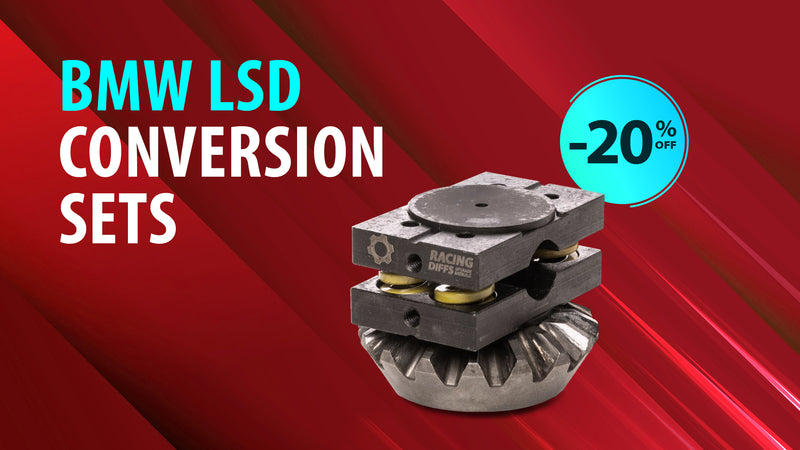 Rev Up Your BMW with 20% Off on RacingDiffs LSD Conversion Kits!