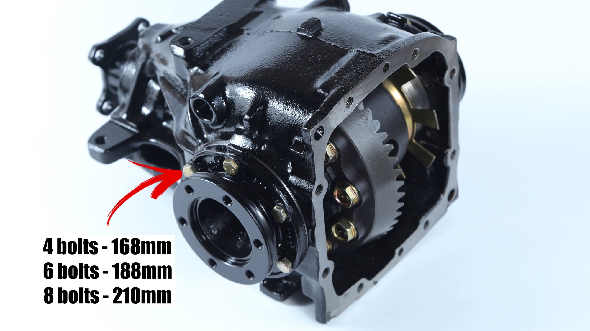 How can I know which differential size my BMW has