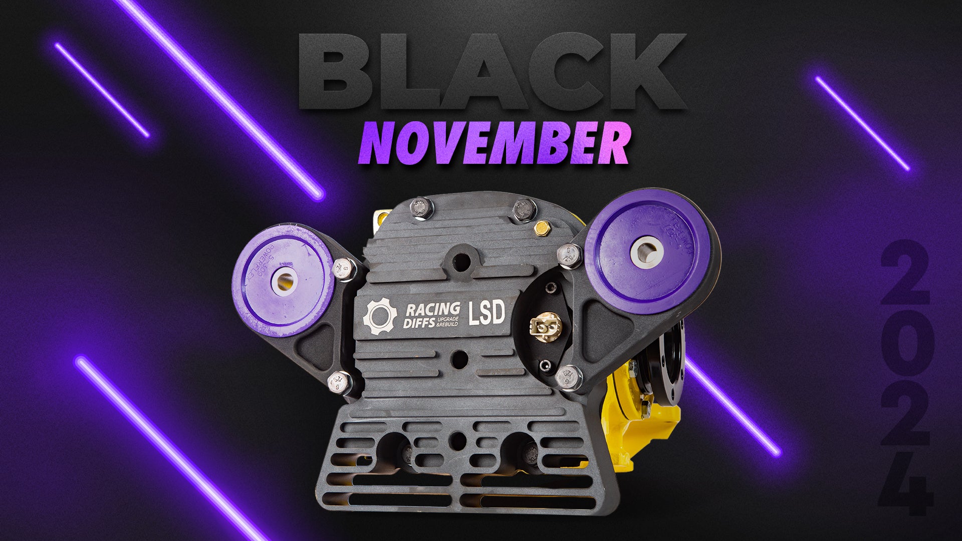 Black November is here! 🖤 Get 50% OFF RacingDiffs LSD kits and upgrades all month long. Perfect for drivers seeking top performance and control. Visit www.racingdiffs.com to grab yours!