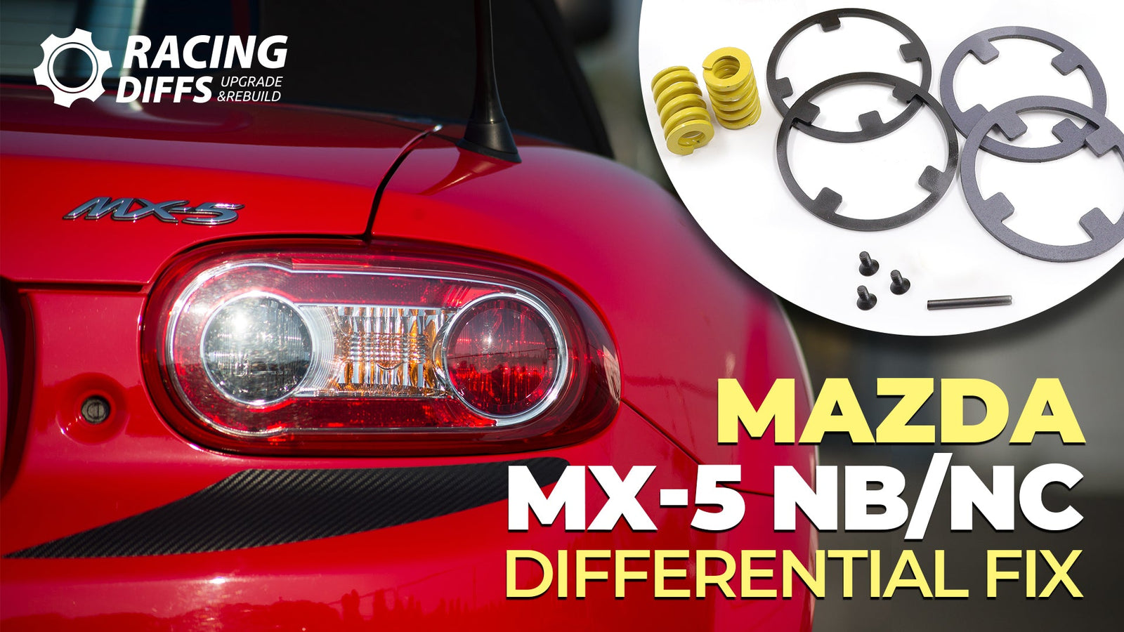 Mazda MX5 NB/NC Fuji LSD upgrade kit with stronger springs and clutches for improved differential performance