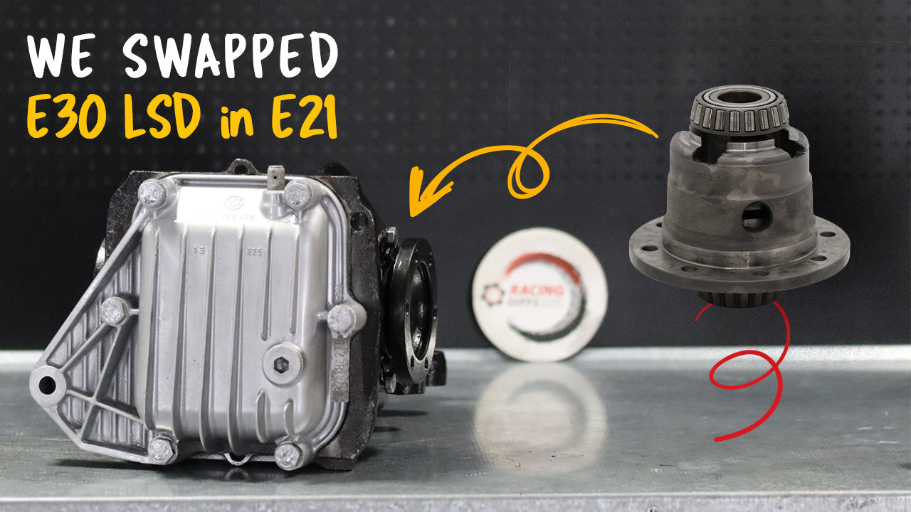 The easy way to swap E30 LSD unit in E21 differential