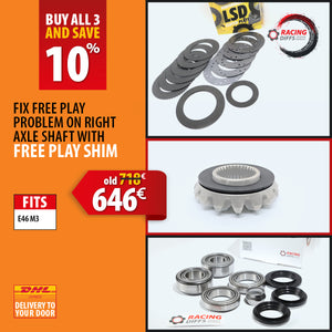 BMW M3, M5, M6, Z4M LSD Clutch pack + Free play delete