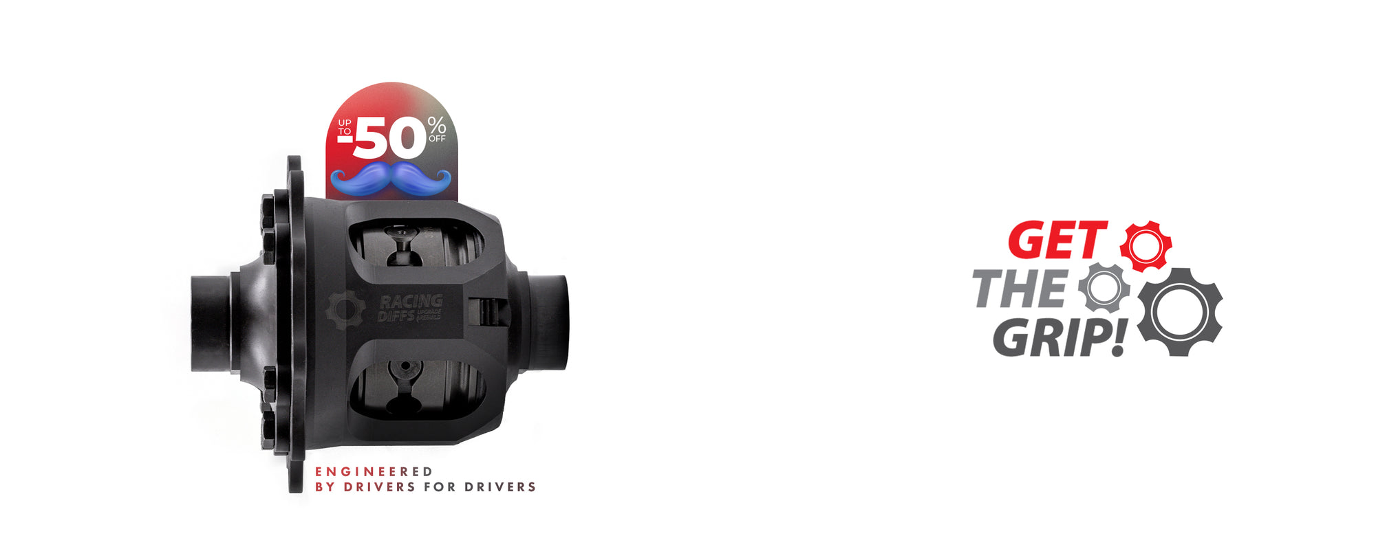 RacingDiffs Father's day sale up to 50% off – limited-slip differential kits engineered by drivers for drivers