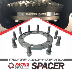 BMW 168 LSD crown ring spacer low to high gear ratio swap