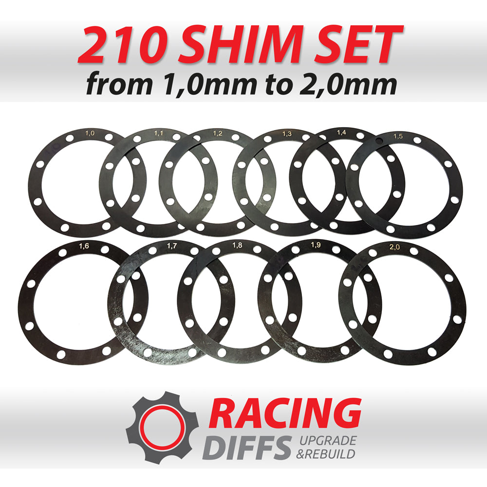 RacingDiffs Backlash Shim Kit for BMW E21, E30, E36, E34, Z3 Diffs