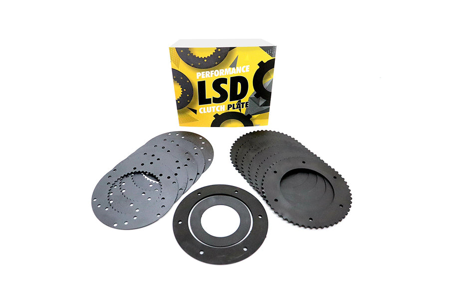 Performance LSD clutch plate set for BMW M3, M5, M6 and Z4M – RacingDiffs upgrade kit including friction and steel plates.