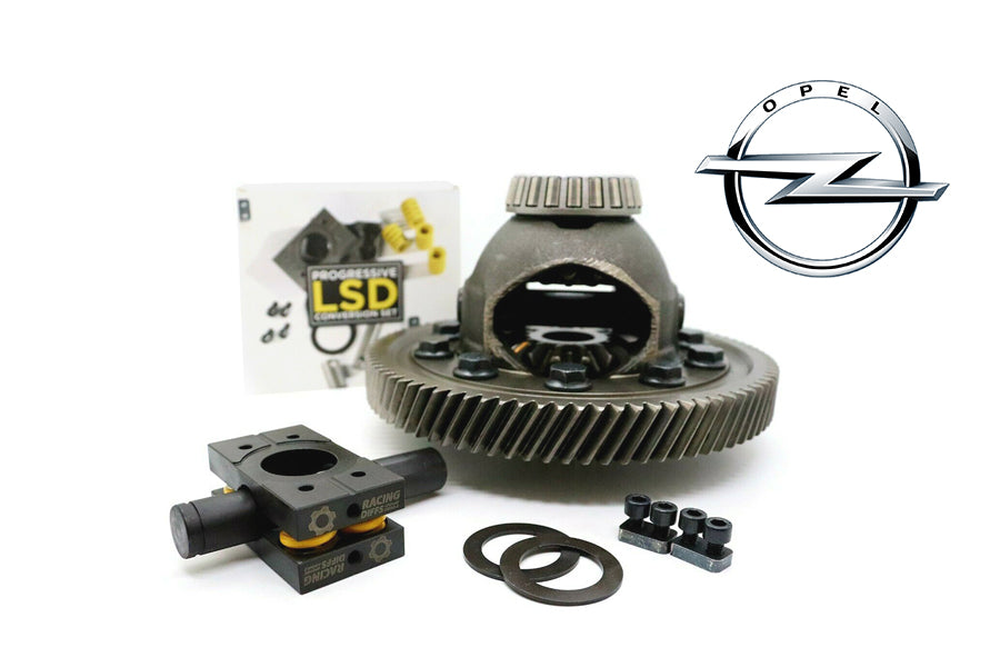 Opel Vauxhall differential with RacingDiffs LSD installed showing internal locking plates and springs