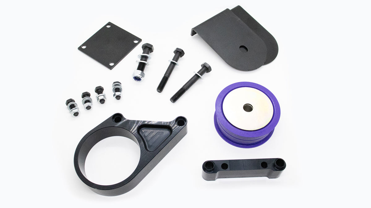 BMW E30 Differential Secondary (Dual) mount + Powerflex bushing