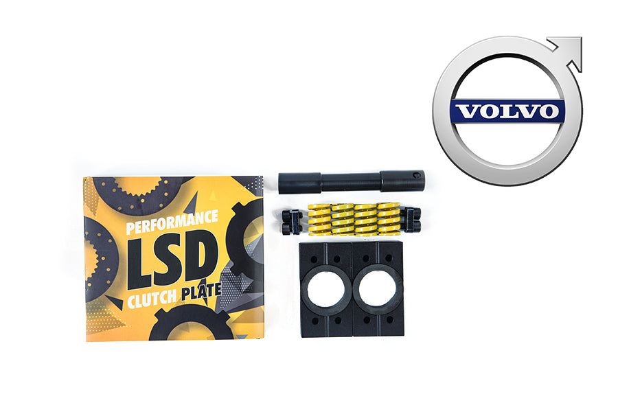 LSD upgrade kit for Volvo 240 740 and 940 Dana 30 differential with RacingDiffs performance clutch plate system